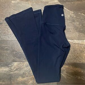 Lululemon Navy flare Yoga Pants